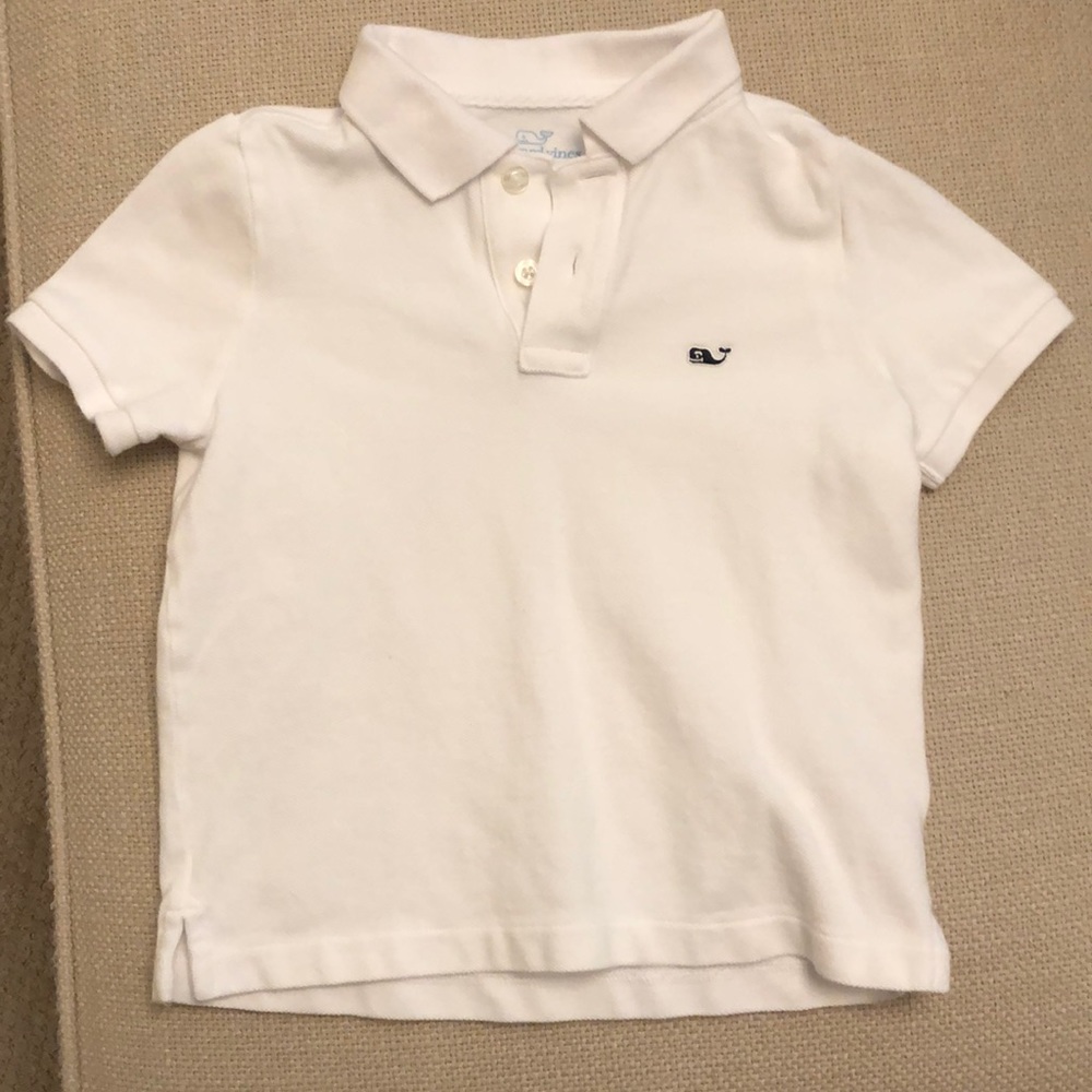 Vineyard Vines classic pique cotton polo 4T